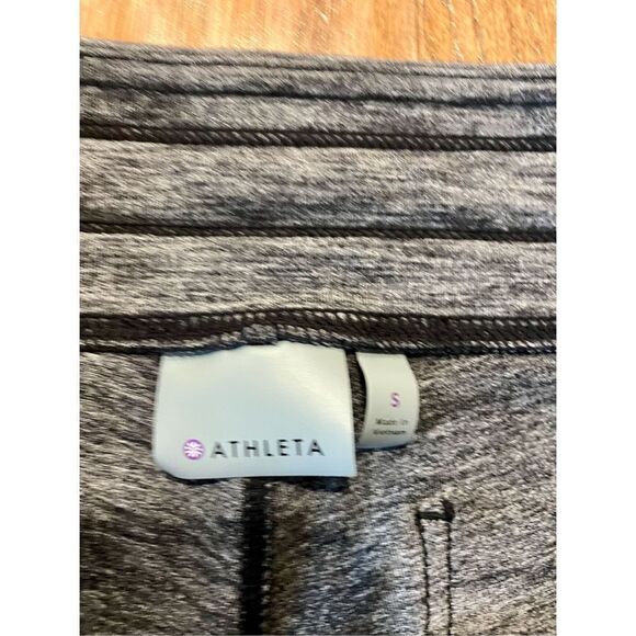 Athleta grey zipper front shirt size small - Picture 8 of 10